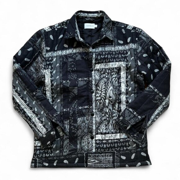 Topman Other - Topman Quilted Jacket Men M Parsley
